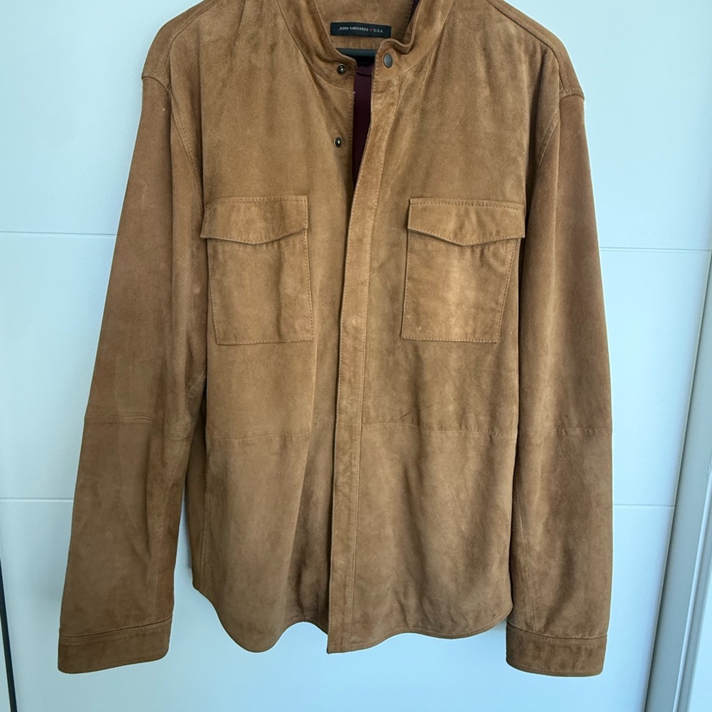 Men's Tan Suede Jacket